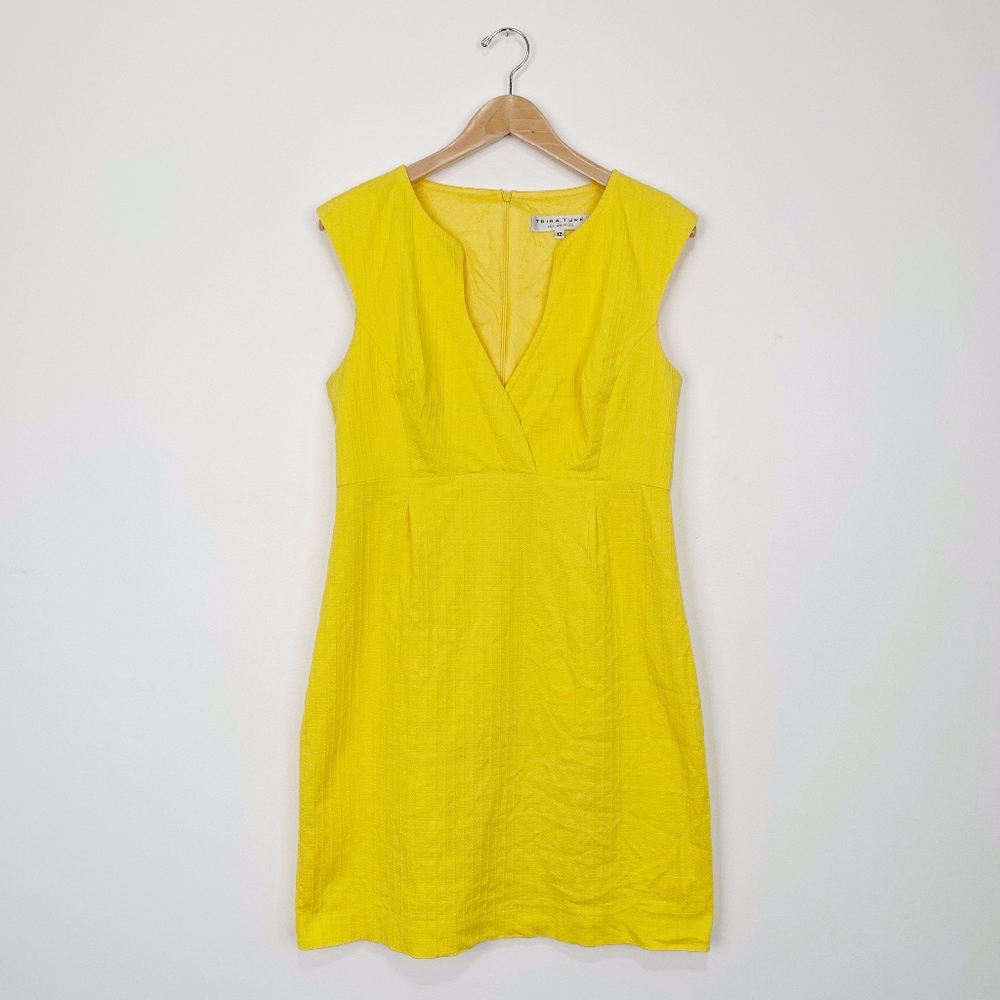 Trina Turk Yellow Mini Dress